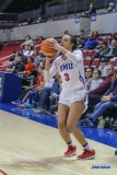 UNIVERSITY PARK, TX - JANUARY 03: Southern Methodist Mustangs guard McKenzie Adams (3) shoots the ball during the women's game between SMU and UCF on January 3, 2018 at Moody Coliseum in Dallas, TX. (Photo by George Walker/Icon Sportswire)
