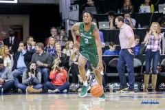 UNIVERSITY PARK, TX - JANUARY 20: Tulane Green Wave guard Ray Ona Embo (3) brings the ball up court during the game betweed SMU and Tulane on January 20, 2018 at Moody Coliseum in Dallas, TX. (Photo by George Walker/Icon Sportswire)