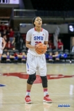 UNIVERSITY PARK, TX - FEBRUARY 07: Southern Methodist Mustangs forward Dai'ja Thomas (20) shoots a free throw during the game between SMU and Tulsa on February 7, 2018, at Moody Coliseum in Dallas, TX. (Photo by George Walker/Icon Sportswire)