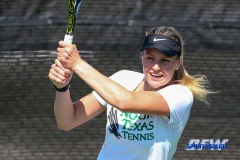 Denton, TX - March 3: Ivana Babić during the UNT Mean Green Women’s Tennis dual match against the University of Houston at the Waranch Tennis Complex in Denton, TX. (Photo by Mark Woods/DFWsportsonline)