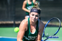 Denton, TX - March 3: Alexandra Héczey during the UNT Mean Green Women’s Tennis dual match against the University of Houston at the Waranch Tennis Complex in Denton, TX. (Photo by Mark Woods/DFWsportsonline)