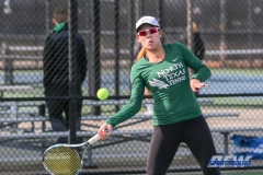 Denton, TX - March 15: Minying Liang during the UNT Mean Green Women’s Tennis dual match against Georgia State University at the Waranch Tennis Complex in Denton, TX. (Photo by Mark Woods/DFWsportsonline)