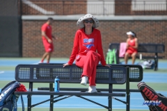 DALLAS, TX - MARCH 16: SMU women’s tennis Head Coach Kati Gyulai during the SMU women's tennis match vs Troy on March 16, 2018, at the SMU Tennis Complex, Turpin Stadium & Brookshire Family Pavilion in Dallas, TX. (Photo by George Walker/DFWsportsonline)