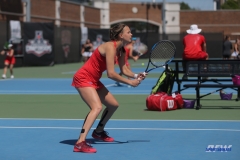 DALLAS, TX - APRIL 20: Liza Buss during the SMU women's tennis match vs UCF on April 20, 2018, at the SMU Tennis Complex, Turpin Stadium & Brookshire Family Pavilion in Dallas, TX. (Photo by George Walker/DFWsportsonline)
