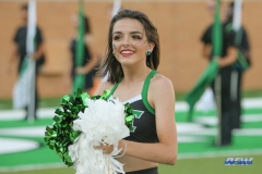 DENTON, TX - SEPTEMBER 01: A North Texas cheerleader performs during the game between North Texas and SMU on September 1, 2018 at Apogee Stadium in Denton, TX. (Photo by George Walker/Icon Sportswire)