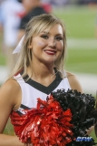 DALLAS, TX - SEPTEMBER 23: Arkansas State cheerleader during the game between SMU and Arkansas State on September 23, 2017, at Gerald J. Ford Stadium in Dallas, TX. (Photo by George Walker/DFWsportsonline)