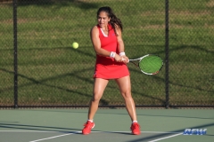 DALLAS, TX - OCTOBER 13: Sarai Monarrez Yesaki of SMU during the ITA Regional tournament on October 13, 2017, at the Bayard H. Friedman Tennis Center in Fort Worth, TX. (Photo by George Walker/DFWsportsonline)