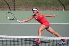 DALLAS, TX - OCTOBER 13: Anzhelika Shapovalova of SMU during the ITA Regional tournament on October 13, 2017, at the Bayard H. Friedman Tennis Center in Fort Worth, TX. (Photo by George Walker/DFWsportsonline)