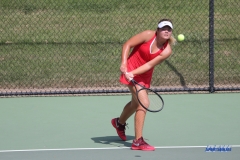 DALLAS, TX - OCTOBER 13: Anzhelika Shapovalova of SMU during the ITA Regional tournament on October 13, 2017, at the Bayard H. Friedman Tennis Center in Fort Worth, TX. (Photo by George Walker/DFWsportsonline)