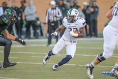 DENTON, TX - OCTOBER 28: Old Dominion Monarchs running back Ray Lawry (33) during the game between the North Texas Mean Green and Old Dominion Monarchs on October 28, 2017, at Apogee Stadium in Denton, Texas. (Photo by George Walker/DFWsportsonline)