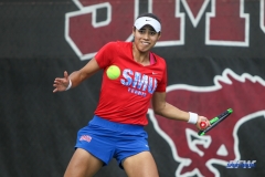 DALLAS, TX - NOVEMBER 04: Ana Perez-Lopez during the SMU women's tennis Red and Blue Challenge on November 4, 2017, at the SMU Tennis Complex, Turpin Stadium & Brookshire Family Pavilion in Dallas, TX. (Photo by George Walker/DFWsportsonline)