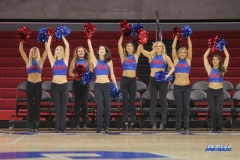 DALLAS, TX - NOVEMBER 10: SMU Pom Squad during the women's basketball game between SMU and Nicholls on November 10, 2017, at Moody Coliseum, in Dallas, TX. (Photo by George Walker/DFWsportsonline)