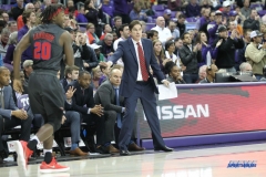 FORT WORTH, TX - DECEMBER 05: Southern Methodist Mustangs head coach Tim Jankovich gives direction during the game between SMU and TCU on December 5, 2017 at the Ed and Rae Schollmaier Arena in Fort Worth, TX. (Photo by George Walker/DFWsportsonline