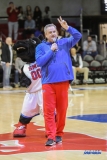 DALLAS, TX - DECEMBER 13: SMU head football Sonny Dykes is introduced during the men's basketball game between SMU and New Orleans on December 13, 2017, at Moody Coliseum, in Dallas, TX. (Photo by George Walker/DFWsportsonline)