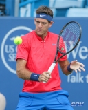 CINCINNATI, OH - Juan Martin Del Potro (ARG) during the Western & Southern Open at the Lindner Family Tennis Center in Mason, Ohio on August 16, 2017, (Photo by George Walker/DFWsportsonline