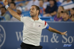 CINCINNATI, OH - Richard Gasquet (FRA) during the Western & Southern Open at the Lindner Family Tennis Center in Mason, Ohio on August 16, 2017, (Photo by George Walker/DFWsportsonline