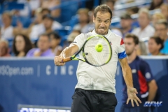 CINCINNATI, OH - Richard Gasquet (FRA) during the Western & Southern Open at the Lindner Family Tennis Center in Mason, Ohio on August 16, 2017, (Photo by George Walker/DFWsportsonline