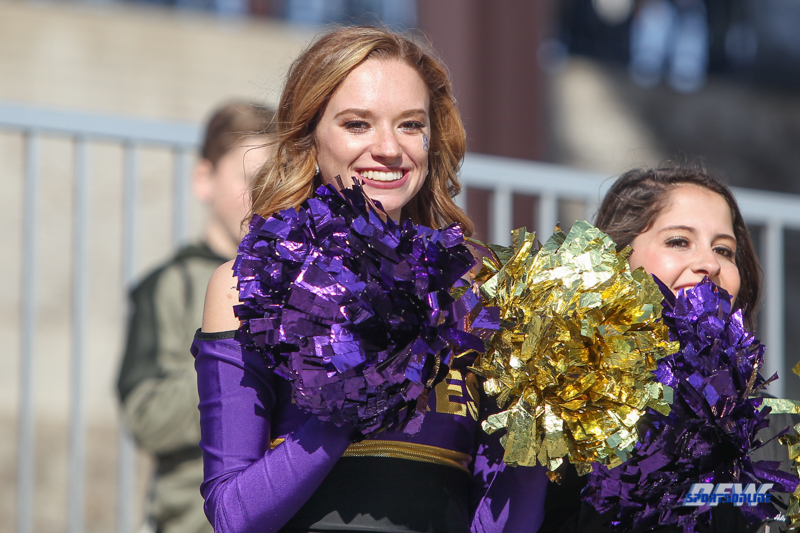 FRISCO, TX - JANUARY 6: James Madison Dukettes during the NCAA FCS Championship football game between North Dakota State and James Madison on January 6, 2018 at Toyota Stadium in Frisco, TX. (Photo by George Walker/DFWsportsonline)