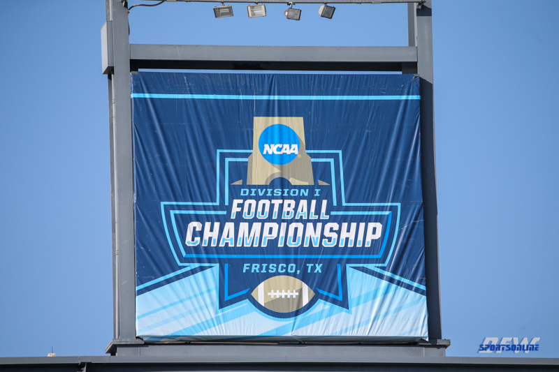 FRISCO, TX - JANUARY 06: Stadium banner during the FCS National Championship game between North Dakota State and James Madison on January 6, 2018 at Toyota Stadium in Frisco, TX. (Photo by George Walker/Icon Sportswire)