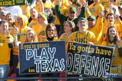 FRISCO, TX - JANUARY 6: North Dakota State fans during the NCAA FCS Championship football game between North Dakota State and James Madison on January 6, 2018 at Toyota Stadium in Frisco, TX. (Photo by George Walker/DFWsportsonline)