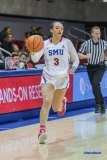 UNIVERSITY PARK, TX - FEBRUARY 07: Southern Methodist Mustangs guard McKenzie Adams (3) brings the ball up court during the game between SMU and Tulsa on February 7, 2018, at Moody Coliseum in Dallas, TX. (Photo by George Walker/Icon Sportswire)