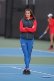 DALLAS, TX - FEBRUARY 09: Liza Buss during the SMU women's tennis match vs UCF on February 9, 2018, at the SMU Tennis Complex, Turpin Stadium & Brookshire Family Pavilion in Dallas, TX. (Photo by George Walker/DFWsportsonline)