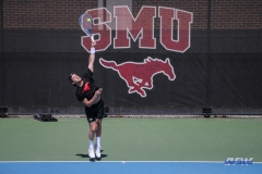 DALLAS, TX - MARCH 14: Action during the SMU tennis match vs Columbia on March 14, 2018, at the SMU Tennis Complex, Turpin Stadium & Brookshire Family Pavilion in Dallas, TX. (Photo by George Walker/DFWsportsonline)