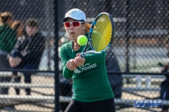 Denton, TX - March 15: Minying Liang during the UNT Mean Green Women’s Tennis dual match against Georgia State University at the Waranch Tennis Complex in Denton, TX. (Photo by Mark Woods/DFWsportsonline)