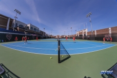 DALLAS, TX - MARCH 16: Stadium view during the SMU women's tennis match vs Troy on March 16, 2018, at the SMU Tennis Complex, Turpin Stadium & Brookshire Family Pavilion in Dallas, TX. (Photo by George Walker/DFWsportsonline)