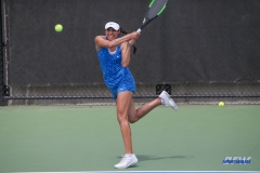 DALLAS, TX - MARCH 31: Ana Perez-Lopez during the SMU women's tennis match vs ECU on March 31, 2018, at the SMU Tennis Complex, Turpin Stadium & Brookshire Family Pavilion in Dallas, TX. (Photo by George Walker/DFWsportsonline)