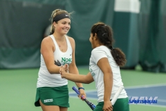 Plano, TX - April 14: Alexandra Héczey during the North Texas Women’s Tennis dual match against the University of Arlington at the Lifetime Plano Tennis facility in Plano, TX. (Photo by Mark Woods/DFWsportsonline)