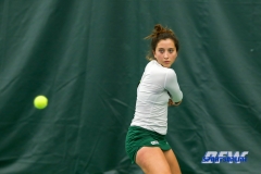 Plano, TX - April 14: Tamuna Kutubidze during the North Texas Women’s Tennis dual match against the University of Arlington at the Lifetime Plano Tennis facility in Plano, TX. (Photo by Mark Woods/DFWsportsonline)