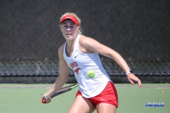 DALLAS, TX - APRIL 18: Nicole Petchey during the SMU women's tennis match vs Temple on April 18, 2018, at the SMU Tennis Complex, Turpin Stadium & Brookshire Family Pavilion in Dallas, TX. (Photo by George Walker/DFWsportsonline)