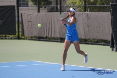 DALLAS, TX - APRIL 19: Ana Perez-Lopez during the SMU women's tennis match vs USF on April 19, 2018, at the SMU Tennis Complex, Turpin Stadium & Brookshire Family Pavilion in Dallas, TX. (Photo by George Walker/DFWsportsonline)