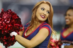 HOUSTON, TX - AUGUST 30: Houston Texans cheerleaders perform during the preseason game between the Houston Texans and Dallas Cowboys on August 30, 2018, at NRG Stadium in Houston, TX. (Photo by George Walker/DFWsportsonline)