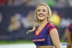 HOUSTON, TX - AUGUST 30: Houston Texans cheerleaders perform during the preseason game between the Houston Texans and Dallas Cowboys on August 30, 2018, at NRG Stadium in Houston, TX. (Photo by George Walker/DFWsportsonline)