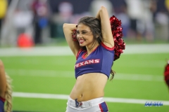 HOUSTON, TX - AUGUST 30: Houston Texans cheerleaders perform during the preseason game between the Houston Texans and Dallas Cowboys on August 30, 2018, at NRG Stadium in Houston, TX. (Photo by George Walker/DFWsportsonline)