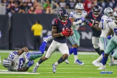 HOUSTON, TX - AUGUST 30: Houston Texans wide receiver Quan Bray (11) during the preseason game between the Houston Texans and Dallas Cowboys on August 30, 2018, at NRG Stadium in Houston, TX. (Photo by George Walker/DFWsportsonline)