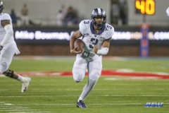 DALLAS, TX - SEPTEMBER 07: TCU Horned Frogs quarterback Shawn Robinson (3) scrambles during the game between TCU and SMU on September 7, 2018 at Gerald J. Ford Stadium in Dallas, TX. (Photo by George Walker/Icon Sportswire)