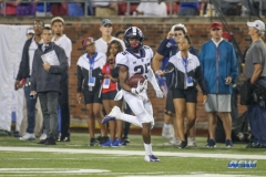 DALLAS, TX - SEPTEMBER 07: TCU Horned Frogs wide receiver KaVontae Turpin (25) returns a punt for a touchdown during the game between TCU and SMU on September 7, 2018 at Gerald J. Ford Stadium in Dallas, TX. (Photo by George Walker/Icon Sportswire)