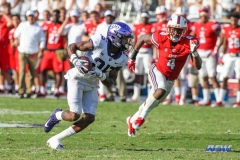 DALLAS, TX - SEPTEMBER 16: TCU Horned Frogs wide receiver KaVontae Turpin (25) during the game between the SMU Mustangs and TCU Horned Frogs on September 16, 2017, at Amon G. Carter Stadium in Fort Worth, Texas. (Photo by George Walker/DFWsportsonline)