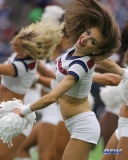 HOUSTON, TX - SEPTEMBER 23: Houston Texans Cheerleaders perform during the game between the Houston Texans and New York Giants on September 23, 2018, at NRG Stadium in Houston, TX. (Photo by George Walker/DFWsportsonline)