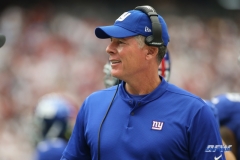 HOUSTON, TX - SEPTEMBER 23: New York Giants head coach Pat Shurmur during the game between the Houston Texans and New York Giants on September 23, 2018, at NRG Stadium in Houston, TX. (Photo by George Walker/DFWsportsonline)