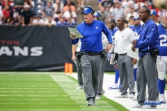 HOUSTON, TX - SEPTEMBER 23: New York Giants head coach Pat Shurmur during the game between the Houston Texans and New York Giants on September 23, 2018, at NRG Stadium in Houston, TX. (Photo by George Walker/DFWsportsonline)