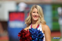 DALLAS, TX - SEPTEMBER 30: SMU pom squad member during the game between SMU and UConn on September 30, 2017, at Gerald J. Ford Stadium in Dallas, TX. (Photo by George Walker/Icon Sportswire)