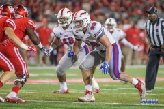HOUSTON, CA - OCTOBER 07: Southern Methodist Mustangs defensive end Justin Lawler (99) during the game between SMU and Houston on October 7, 2017, at TDECU Stadium in Houston, TX. (Photo by George Walker/DFWsportsonline)