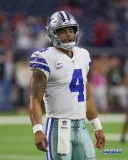 HOUSTON, TX - OCTOBER 7: Dallas Cowboys quarterback Dak Prescott (4) during the game between the Houston Texans and Dallas Cowboys on October 7, 2018, at NRG Stadium in Houston, TX. (Photo by George Walker/DFWsportsonline)