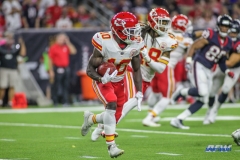 HOUSTON, TX - OCTOBER 08: Kansas City Chiefs wide receiver Tyreek Hill (10) during the game between the Houston Texans and Kansas City Chiefs on October 8, 2017, at NRG Stadium in Houston, TX. (Photo by George Walker/DFWsportsonline)