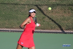 DALLAS, TX - OCTOBER 13: Ana Perez-Lopez of SMU during the ITA Regional tournament on October 13, 2017, at the Bayard H. Friedman Tennis Center in Fort Worth, TX. (Photo by George Walker/DFWsportsonline)