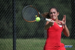 DALLAS, TX - OCTOBER 13: Charline Anselmo of SMU during the ITA Regional tournament on October 13, 2017, at the Bayard H. Friedman Tennis Center in Fort Worth, TX. (Photo by George Walker/DFWsportsonline)